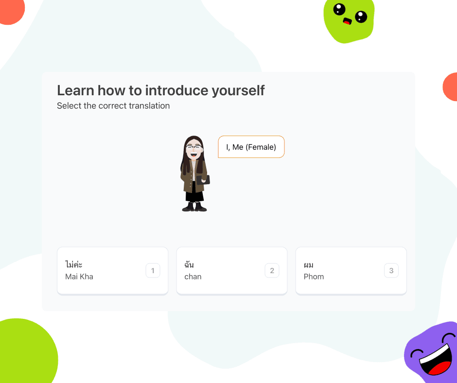 Learn how to introduce yourself in Thai language